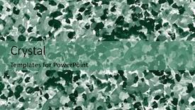  Presentation with texture - PPT theme enhanced with camo - texture of camouflage background and a ocean colored foreground