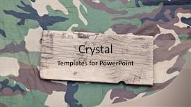  Presentation with military - Slides consisting of camoflage background - close up of an empty background and a  colored foreground