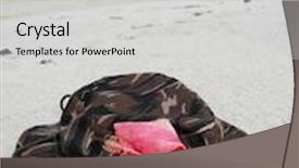  Presentation with malaysia - Colorful slide set enhanced with asia indian war - camouflage panama on the sandy backdrop and a light gray colored foreground