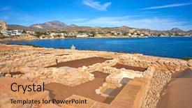  Presentation with rizal in spain - Audience pleasing presentation design consisting of campello iberian settlement in illeta backdrop and a  colored foreground