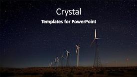  Presentation with night stars - Slide deck featuring camping-at-night-under background and a black colored foreground