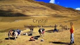  Presentation with america - Colorful slides enhanced with camping in cordiliera huayhuash peru south america backdrop and a gold colored foreground