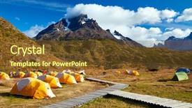  Presentation with chile patagonia - Slide set enhanced with paine national park patagonia chile background and a tawny brown colored foreground