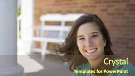  Presentation with college campus - Presentation theme having campus for this attractive college background and a  colored foreground