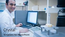  Presentation with food technology - Presentation design consisting of  background and a  colored foreground