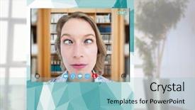  Presentation with social security - PPT layouts consisting of campus security - digital composite of social video background and a light blue colored foreground