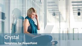  Presentation with college campus - Beautiful presentation design featuring campus shallow dof color tone backdrop and a  colored foreground