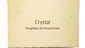  Presentation with aged paper - Beautiful presentation theme featuring yellow journalism - aged paper texture can be backdrop and a lemonade colored foreground