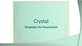  Presentation with aged paper - Audience pleasing PPT theme consisting of aged paper texture can be backdrop and a soft green colored foreground