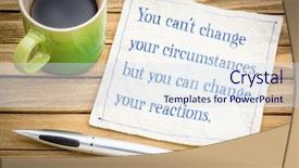  Presentation with reactions - Amazing presentation theme having can not change your circumstance backdrop and a sky blue colored foreground