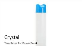  Presentation with air - Colorful theme enhanced with can of air freshener isolated backdrop and a white colored foreground
