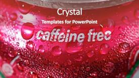  Presentation with caffeine addiction - Amazing presentation design having can of caffeine free soda backdrop and a tawny brown colored foreground