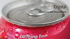  Presentation with free constalation yodiac - Presentation featuring can of caffeine free soda background and a  colored foreground