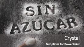  Presentation with sugar free - Presentation theme with can read the text sin background and a dark gray colored foreground
