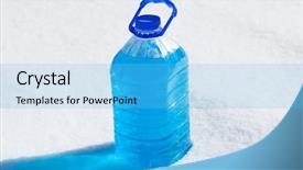  Presentation with non hodgkin lymphoma - Colorful slide deck enhanced with can with non-freezing cleaning backdrop and a  colored foreground