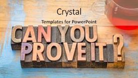  Presentation with dark vintage wood table texture - Theme featuring can you prove it background and a lemonade colored foreground