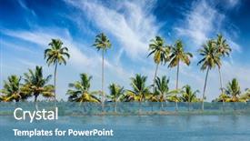  Presentation with tourism india - PPT theme consisting of cana - kerala travel tourism background background and a teal colored foreground