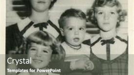  Presentation with 1960s - PPT theme featuring canada-circa-1960s-vintage-photo background and a gray colored foreground