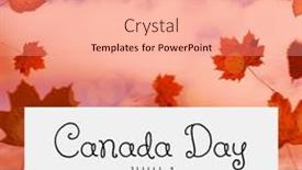  Presentation with independence - PPT theme with canada-day-july-1-text background and a  colored foreground
