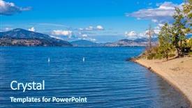  Presentation with vancouver - Cool new slides with canada okanagan lake kelowna backdrop and a ocean colored foreground