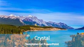  Presentation with abraham - Slide deck enhanced with canada picturesque shores of abraham background and a teal colored foreground