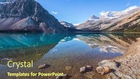  Presentation with rocky mountains - Audience pleasing theme consisting of canada-rocky-mountains-mountains backdrop and a tawny brown colored foreground