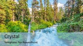  Presentation with british columbia - Colorful presentation design enhanced with canada upper joffre lake backdrop and a  colored foreground