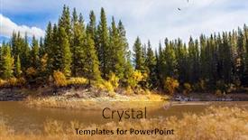  Presentation with river valley - PPT layouts having canadian-rockies-the-valley background and a red colored foreground