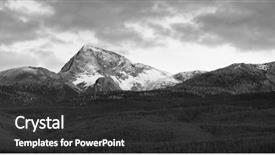  Presentation with black and white checker - PPT theme having canadian rocky mountains in black background and a dark gray colored foreground