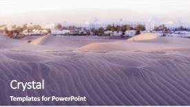  Presentation with spain - PPT theme consisting of canaria spain - nature reserve protected background and a  colored foreground