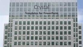  Presentation with windows - Audience pleasing presentation consisting of canary wharf with windows cleaners backdrop and a light blue colored foreground