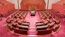  Presentation with senate - Presentation featuring canberra-australia-3-may-2017 background and a red colored foreground