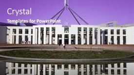  Presentation with debate - Amazing presentation theme having canberra-nov-08 backdrop and a  colored foreground