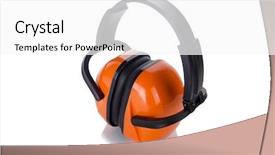  Presentation with white astronomy - Amazing presentation having cancel - noice cancelling earphones isolated backdrop and a white colored foreground