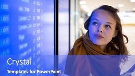  Presentation with today - Theme enhanced with canceled-flight-situation-young-pretty background and a cobalt blue colored foreground