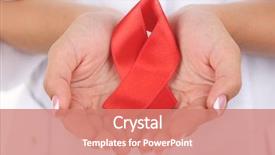  Presentation with phonological awareness - Amazing presentation having cancer reto - woman with aids awareness red backdrop and a coral colored foreground