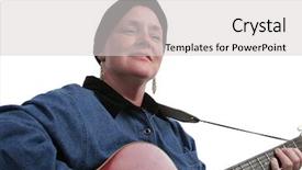  Presentation with ovarian - PPT theme consisting of cancer survivor relaxing and playing background and a light gray colored foreground