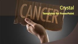  Presentation with cancer - Beautiful PPT theme featuring cancer backdrop and a tawny brown colored foreground
