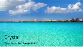  Presentation with mexico cancun - PPT layouts having  background and a  colored foreground