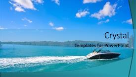  Presentation with mexico cancun - Amazing theme having cancun nichupte lagoon at hotel backdrop and a teal colored foreground