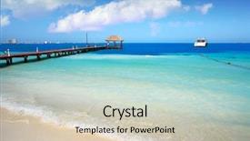  Presentation with mexico cancun - Slide deck enhanced with cancun playa langostas beach background and a  colored foreground