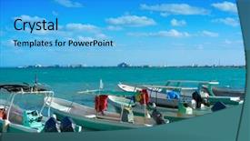  Presentation with mexico cancun - Colorful PPT theme enhanced with cancun-puerto-juarez-in-caribbean backdrop and a cyan colored foreground