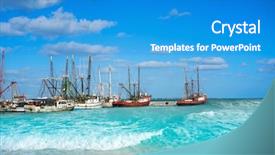  Presentation with mexico cancun - Amazing presentation theme having cancun-puerto-juarez-in-caribbean backdrop and a teal colored foreground