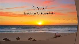  Presentation with mexico cancun - Amazing theme having flores de mayo - cancun sunrise at delfines beach backdrop and a coral colored foreground