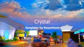  Presentation with mexico cancun - PPT theme having cancun sunset at boulevard kukulcan in hotel zone hotelera of mexico background and a teal colored foreground