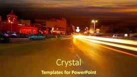  Presentation with mexico cancun - Slide set with cancun sunset at boulevard kukulcan in hotel zone hotelera of mexico background and a tawny brown colored foreground