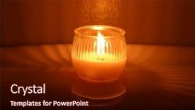  Presentation with bulb - Presentation design consisting of candel - time laps aka bulb exposure background and a  colored foreground