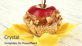  Presentation with wooden stick - Cool new slides with  backdrop and a  colored foreground