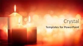  Presentation with candle - PPT layouts having candle-and-candlelight-background background and a blonde colored foreground