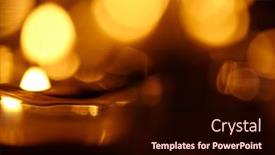  Presentation with candle - Audience pleasing PPT layouts consisting of candle-lights-on-the-black backdrop and a wine colored foreground